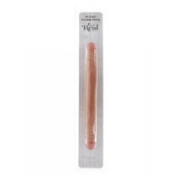 Dvojni Dong 35 cm Naraven