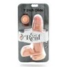Gode à Double Densité 12 Cm Avec Testicules Naturels