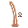 Dvigubo tankio dildo 20,5 cm natūralus