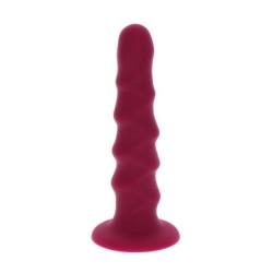 Pénis com Relevo 12 Cm Vermelho
