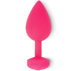Funtoys Gplug Анален Вибратор Презареждаем Голям Неон Розов 3.9Cm