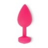 Funtoys Gplug Anal Vibrador Recarregável Pequeno Rosa Neon 3Cm