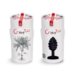 Gplug Twist med Vibration Sort