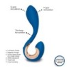 Gpop 2 Vibrator Točka G in P Indigo Modra