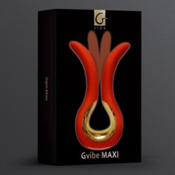 Gvibe Maxi Vibrador Com Duas Pontas Flexíveis Coral