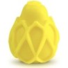 Oeuf Masturbateur Texturé Réutilisable Jaune