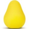 Ovo Masturbador Texturizado Reutilizável Amarelo