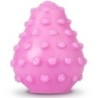 Textured Reusable Masturbation Egg - Pink