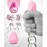 Wiederverwendbares Masturbationsei mit Textur, Rosa