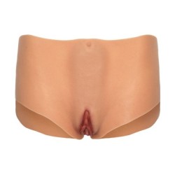 Alter Ego Open Kruis Slip met Vagina en Anus Open Middenhoge Taille Naturel