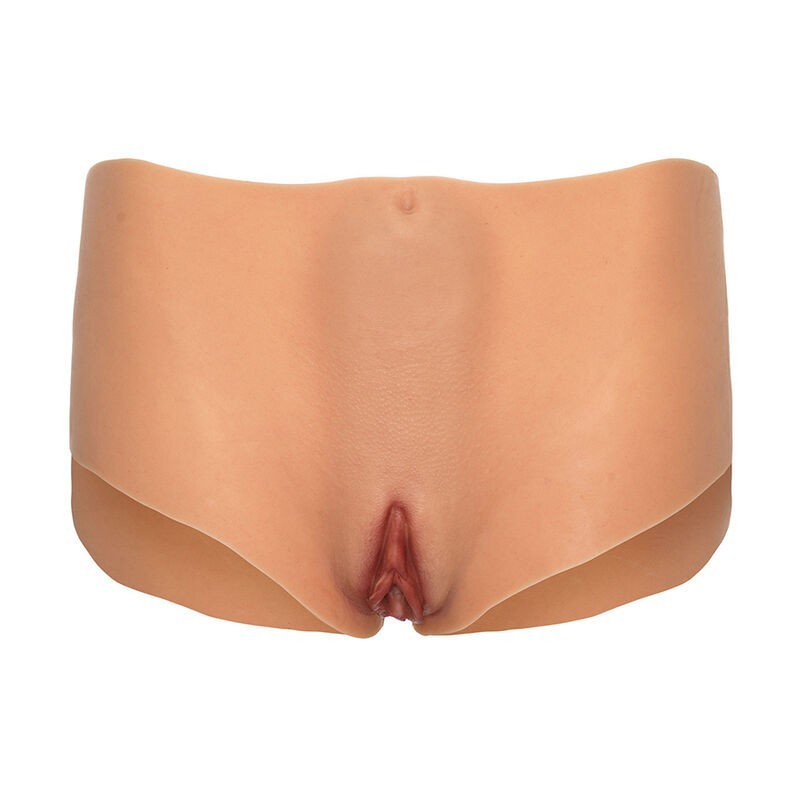 Alter Ego Open Kruis Slip met Vagina en Anus Open Middenhoge Taille Naturel