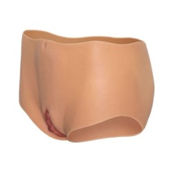 Alter Ego Open Kruis Slip met Vagina en Anus Open Middenhoge Taille Naturel