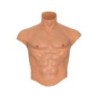 Alter Ego Silikone T-shirt Mandlig Torso Med Naturlige Mavemuskler