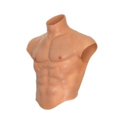 Alter Ego Silikone T-shirt Mandlig Torso Med Naturlige Mavemuskler