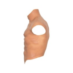 Alter Ego T-shirt in Silicone Torace Maschile con Addominali Naturali