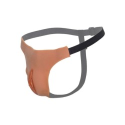 Alter Ego String Entrejambe Ouvert Ajustable Naturel