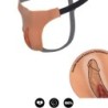 Alter Ego String Entrejambe Ouvert Ajustable Naturel