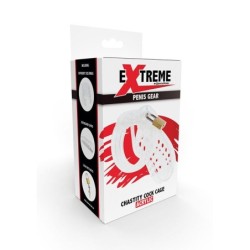 Extremer Keuschheitskäfig aus Acryl, verstellbar und transparent