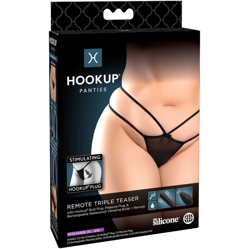 Hlačke Hook Up - Daljinski Trojni Dražljaj