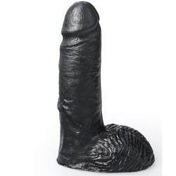 Realistisk Dildo Svart Färg Cesar 19 Cm