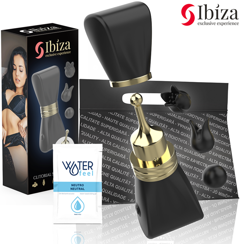 Ibiza - Set Stimulateur Clitoris Nœud Avec 3 Embouts