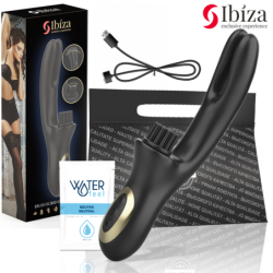 Ibiza - Vibrator Hi-Tech Rabitt Brushing Multi Celule Clitoridiene Și Undă Dublă