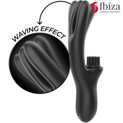 Ibiza - Vibromasseur Hi-Tech Rabbit Brushing Multi Cellules Clitoridiennes Et Double Wave
