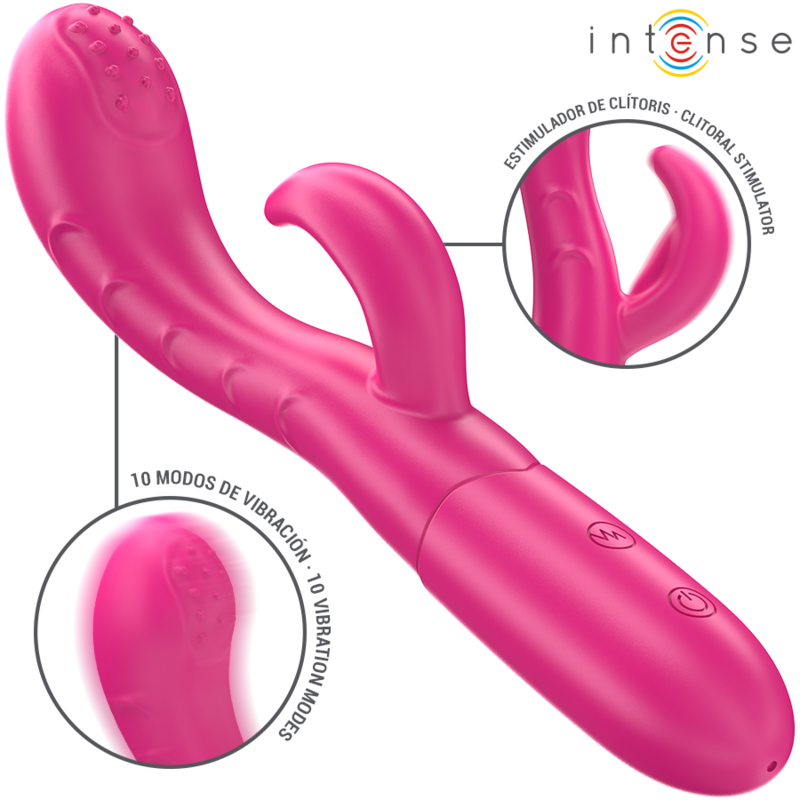Amara Vibrator met Stimulerende Tong 10 Vibraties Roze