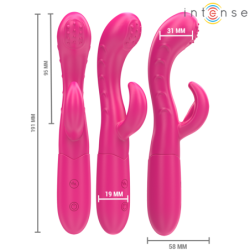 Amara Vibrator z Jezikom za Stimulacijo 10 Vibracij Roza