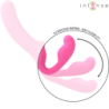 Amy Vibromasseur Double 20 Cm Rose Télécommande