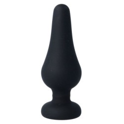 Plug Anal Pipo L Silicone Noir 13 Cm
