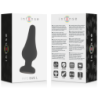 Anal Plug Pipo L Silicone Negro 13 Cm