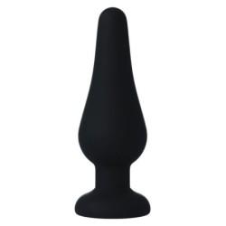 Anal Plug Pipo M Silicone Zwart 11 Cm