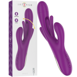 Apolo Multifunktionell Uppladdningsbar Vibrator 7 Vibrationer Med Oscillerande Tunga Lila