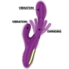 Apolo Vibromasseur Multifonction Rechargeable 7 Vibrations Avec Langue Oscillante Violet
