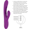 Apolo Vibrador Multifunción Recargable 7 Vibraciones Con Lengua Oscilante Morado