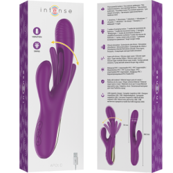 Apolo Vibromasseur Multifonction Rechargeable 7 Vibrations Avec Langue Oscillante Violet