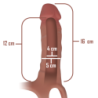 Ham cu Dildo din Silicon Gol 16 X 3.5 Cm