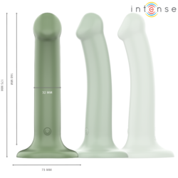 Becca Vibrador Com Ventosa 10 Vibrações Verde Controle Remoto