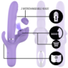 Billie Multifunktions-Vibrator Wiederaufladbarer Saugvibrator mit Pulsator Lila