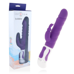 Bobble Vibrator Roterande Silikon Lila
