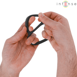 Bobby Anell Doble Per a Penis Silicona Negre