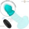 Buffy Vibrator Velikost S Spiralna Oblika 10 Vibracij Modre Barve Daljinski Upravljalnik