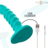 Buffy Vibrators S izmērs Spirālveida dizains 10 Vibrācijas Zils Tālvadības pults