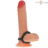 Carson Dobbelt Penisring i Silikone Sort Model 4