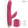 Chloe Vibrator Multifuncțional 3 În 1 Roșu