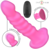 Cindy Vibrador Tamanho L Design Em Espiral 10 Vibrações Rosa Controlo Remoto