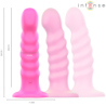 Cindy Vibrátor L-es Méret Spirál Design 10 Vibráció Rózsaszín Távirányító
