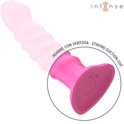 Cindy Vibrátor L-es Méret Spirál Design 10 Vibráció Rózsaszín Távirányító