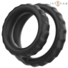 Dewey Anneau Double Pour Pénis Silicone Noir Modèle 2